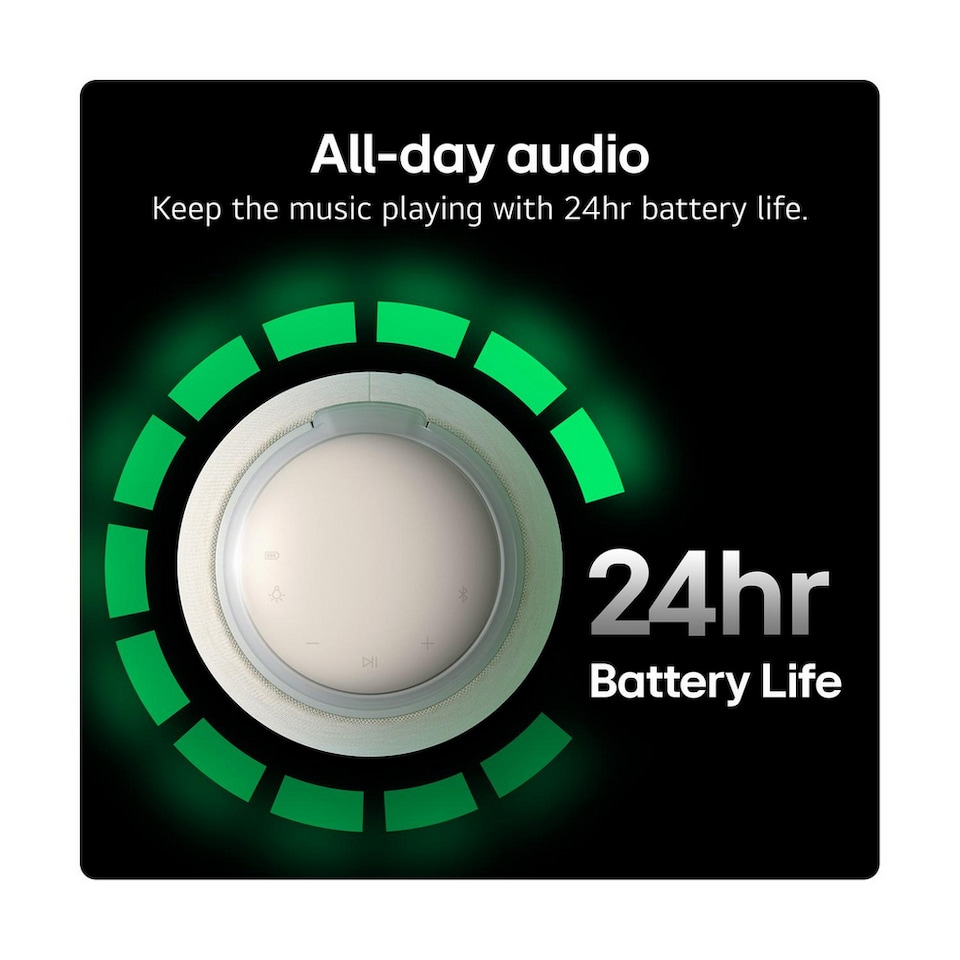 image 1 of LG XO2TBE.CEUSLLK Xboom 360 Bluetooth Speaker Beige