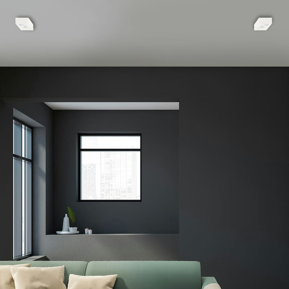 image 1 of Milagro Spot Light Bali Square White 1xGU10