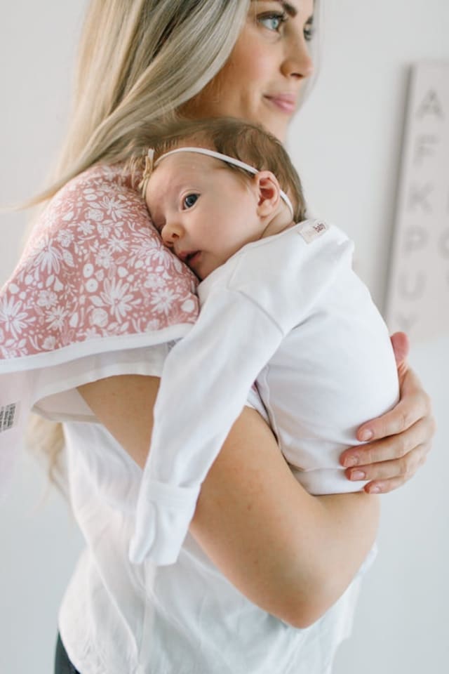 image 1 of Copper Pearl Premium Burp Cloths Olive 3Pk