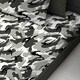 image 1 of Velosso Camouflage Cotton Blend Fitted Sheet Grey | Grey | Single