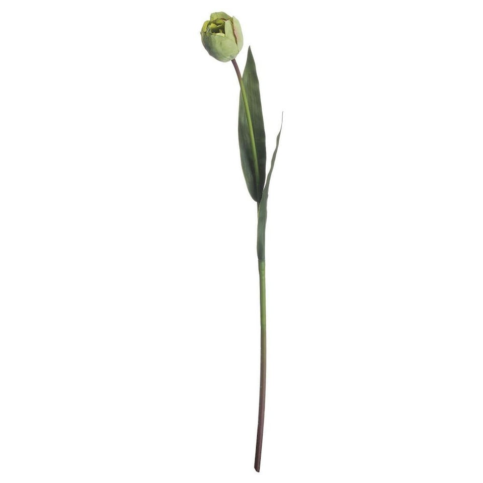 image 1 of Hill Interiors Artificial Green Tulip Plant - Green - One Size