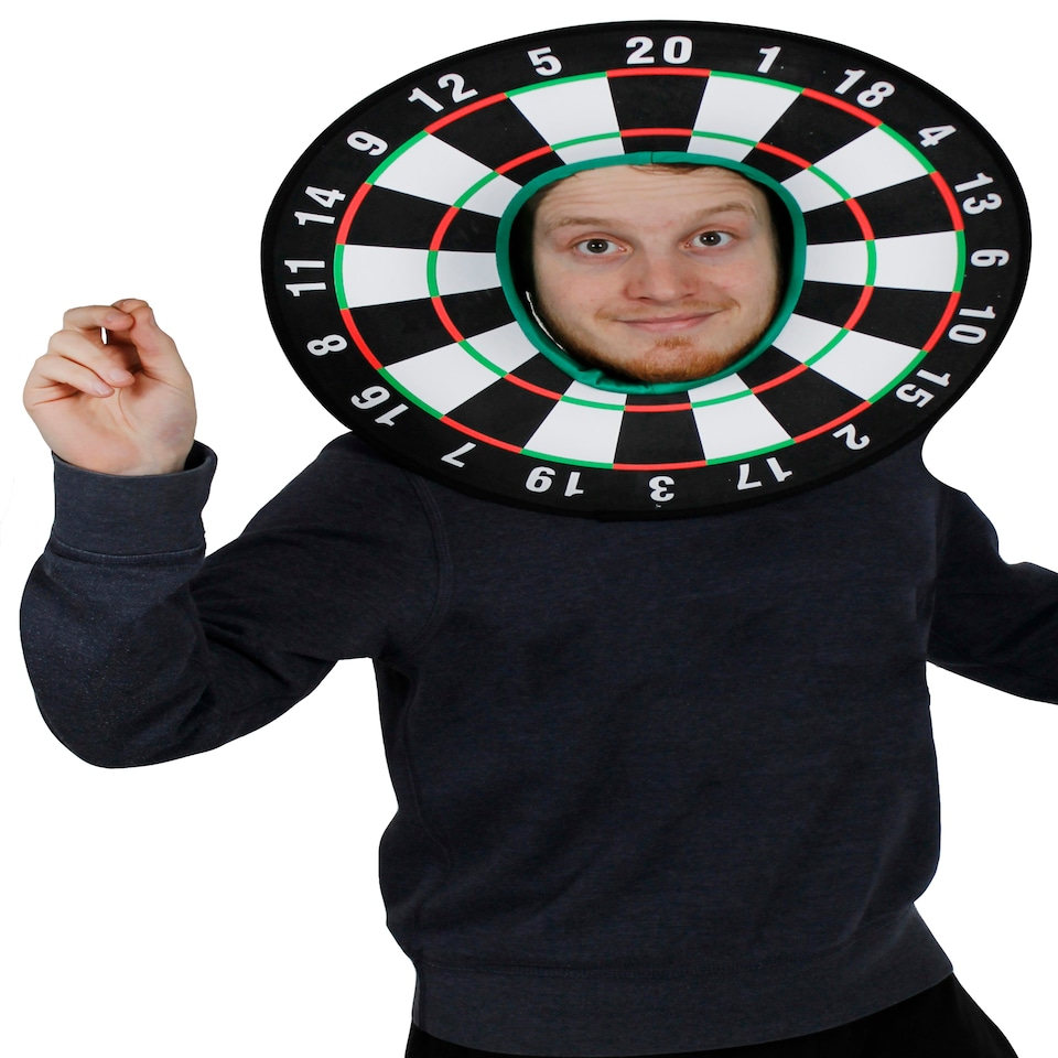 image 1 of Adult Dartboard Hat – Fun Fancy Dress Party Game Accessory N/A | One Size