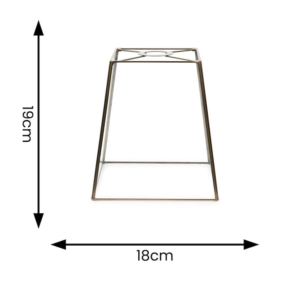 image 1 of ValueLights Susie Glass Pendant Lantern Gold Case Easy Fit Lamp Shade Gold