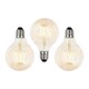 image 1 of BHS 3 Pack of 4 Watt LED ES E27 Vintage Filament Globe Bulb, Tinted