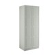 image 1 of Shaker Light Grey Double Wardrobe with Single Rail & Shelves Grey