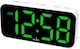 image 6 of Acctim Jaxon White Digital Alarm Clock, LED Colour Changing Display, USB-C Mains Powered, USB-C Charging Port