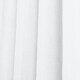 image 5 of OHS Linen Look Slot Top Sheer Net 2 Panel Voile Curtains, 55x87" - White