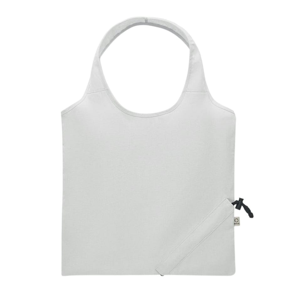 image 1 of MidOcean Carrie Foldable Shopper Bag - White - One Size | White