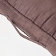 image 6 of Homescapes Chocolate Brown Faux Suede Armchair Booster Cushion | Brown