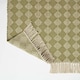 image 5 of Homescapes Lima Handwoven Green Cotton Textured Rug - 90 x 150 cm | Green | Ochre Green