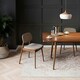 image 2 of KUKOON Neutral Beige Medallion Non Slip Washable Low Pile Rug 160cm x 230cm Cream