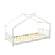 image 1 of Jinsen Single Cottage Bed - Wood - L200 x W95 x H129 cm - White