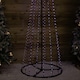 image 4 of 4m (13ft) Light up Christmas Pyramid Cone Tree with 1374 Multi-Action Rainbow LEDs