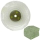 image 1 of White Close Stitched Polishing Buffing Mop 4" x 0.5" 1 Row With Compound 250g