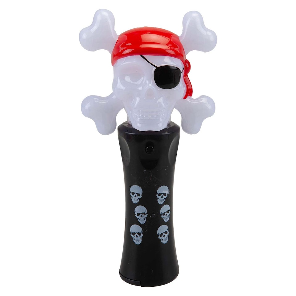 image 1 of PMS Halloween Flashing Pirate Wand - 18.5cm Trick-or-Treat Accessory