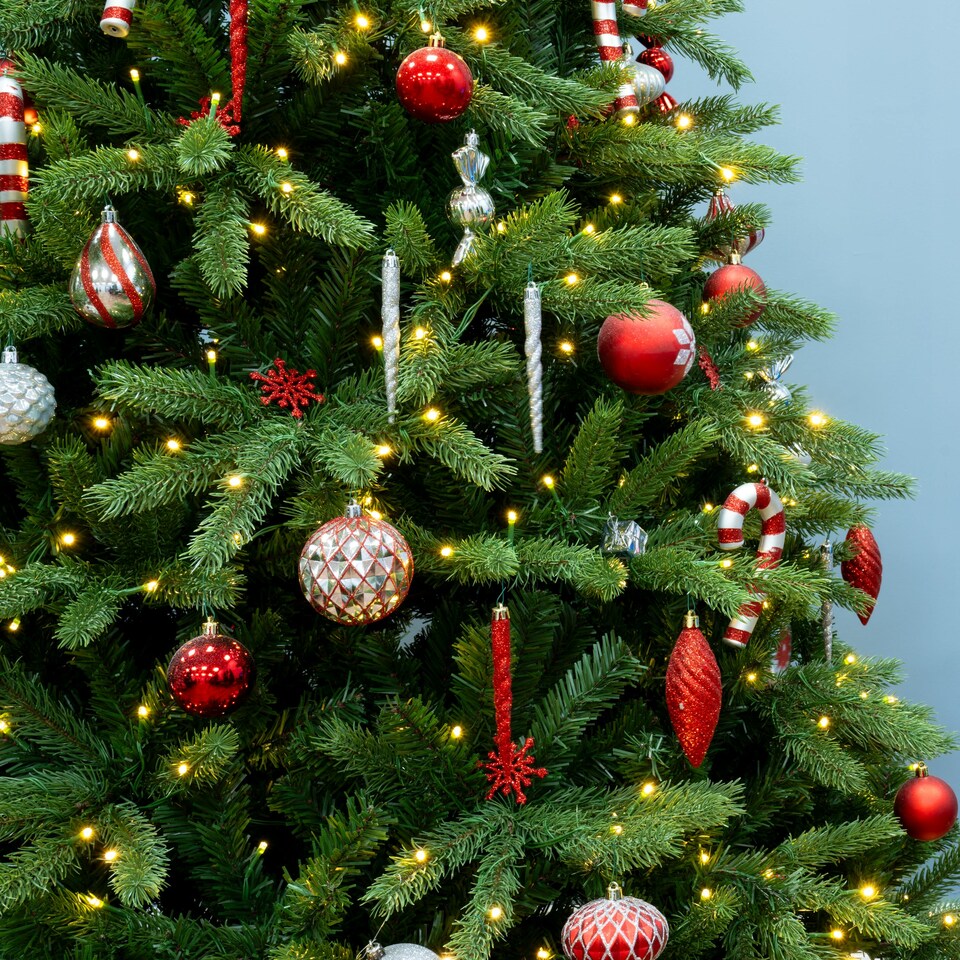 image 1 of Christmas Tree World  12ft/360cm Ultra Devonshire - Multicolour/Warm White LEDs