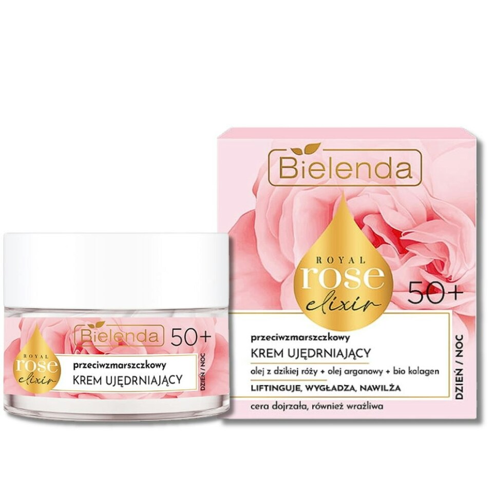 image 1 of Bielenda Royal Rose Elixir Lifting Anti-Wrinkle Face Cream 50+ 50ml