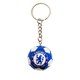 image 1 of Chelsea FC Crest Keyring - Blue/White - One Size