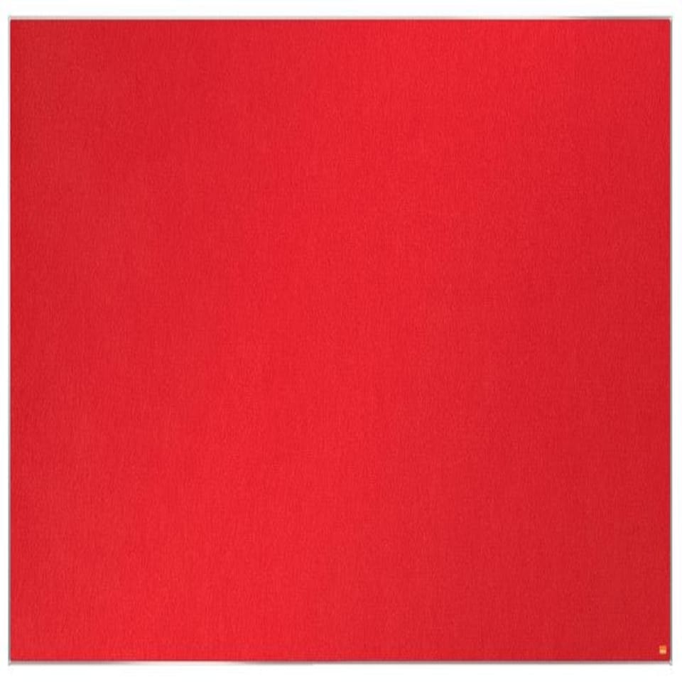 Nobo Impression Pro Widescreen Red Felt Noticeboard Aluminium Frame 1880x1060mm 1915423