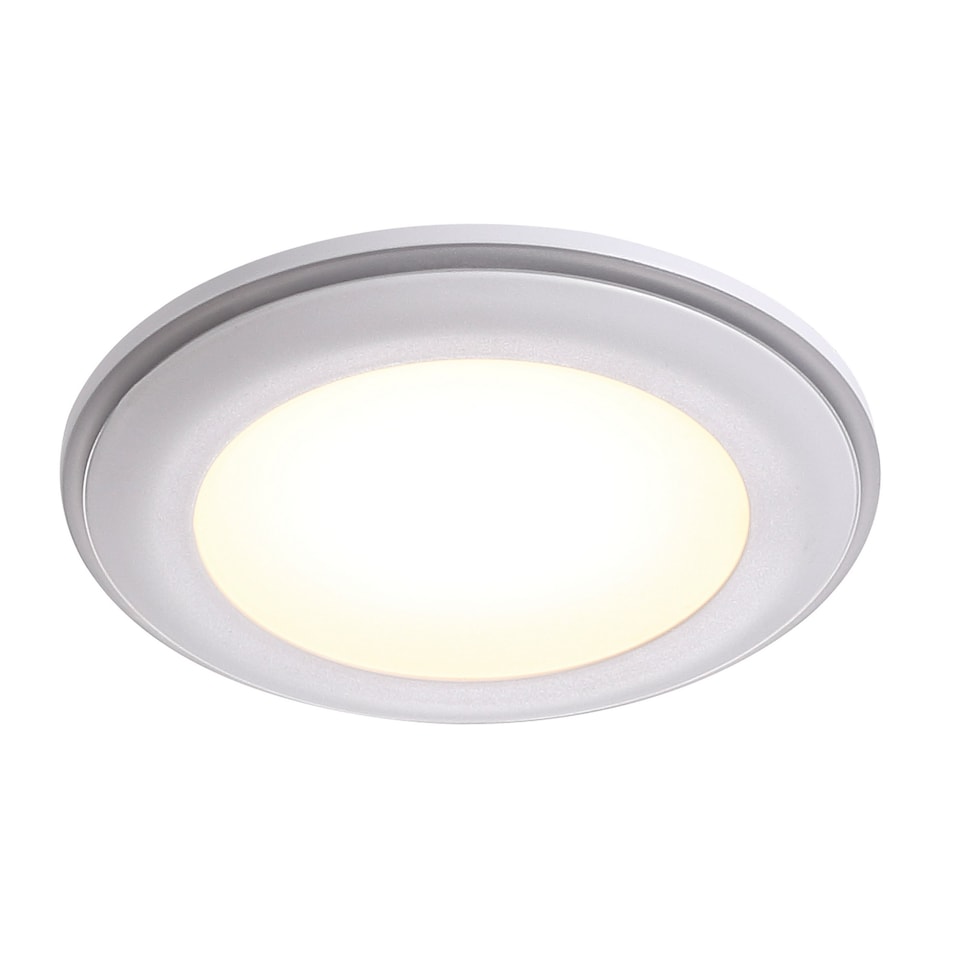 image 1 of Nordlux Elkton Indoor Downlight White Plastic Intergrated LED  3-Level Dimming - Mains Powered, IP20