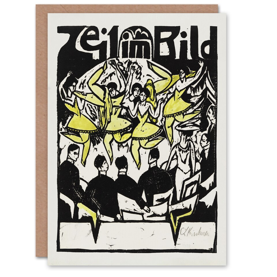 image 1 of Ernst Ludwig Kirchner Art Card Dancers At The Ice Palace