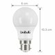 image 3 of UniBulb LED GLS B22 Bayonet Cap (BC) 806lm 7.3W (Replaces 60W) 3000K (Warm White) Light Bulb - Pack of 1 | White | Warm White | 1