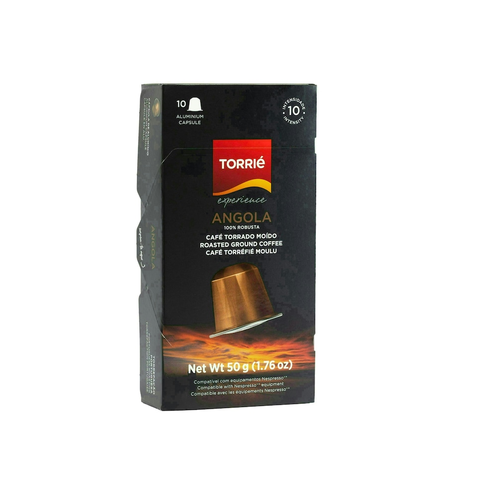 image 1 of Angola Aluminium Nespresso ® Compatible Coffee Capsules (10 Pods)