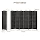 image 2 of COSTWAY 6 Panel Room Divider Privacy Screen Wall Folding Partition Hand woven Rattan