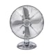 image 1 of Oypla Electrical 12" Inch Chrome Metal 3 Speed Desk Fan Oscillating