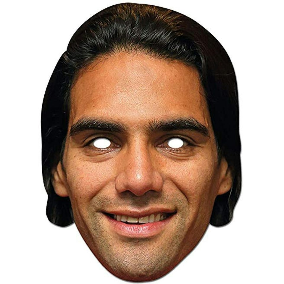 image 1 of Manchester United FC Falcao Mask - Multicoloured - One Size
