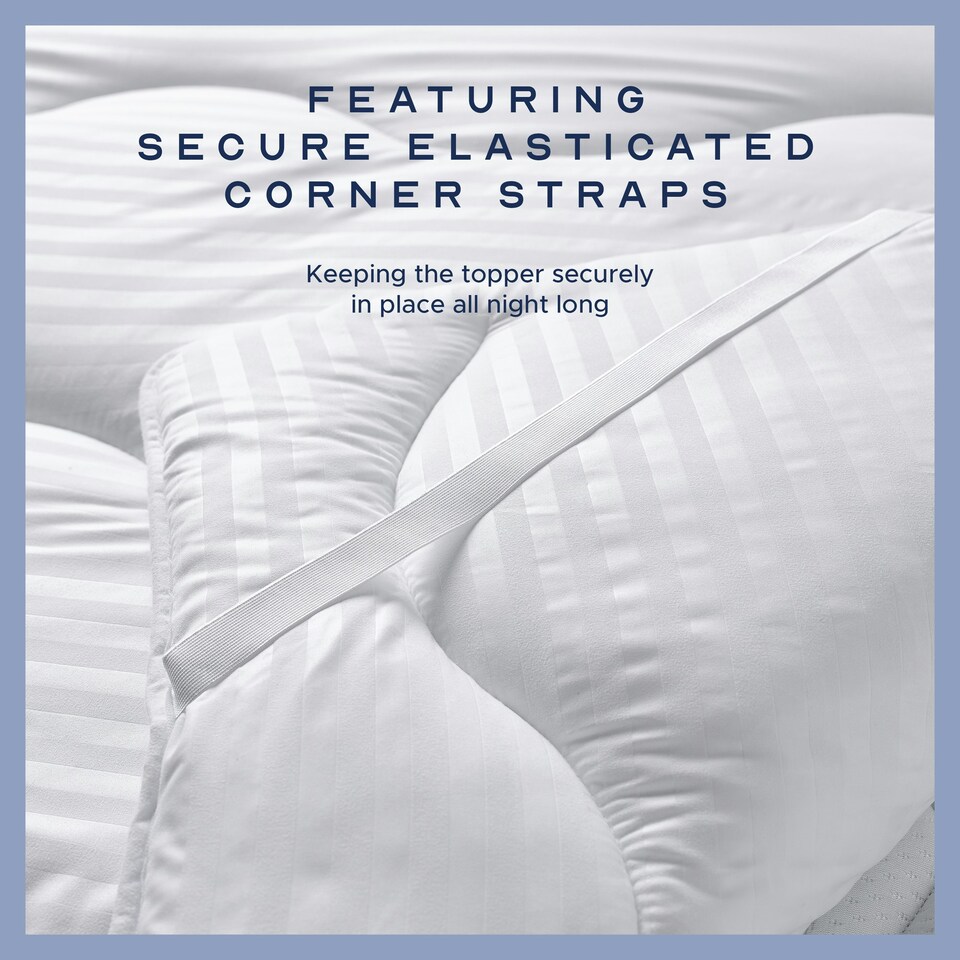 image 1 of Snuggledown Scandinavian Hollowfibre Mattress Topper, Super King