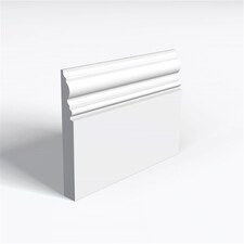 Pack of 10 (Total 10 Units) - Moisture Resistant MDF Primed 330 Skirting Board - 25mm (T) x 194mm (H) x 3050mm (L)