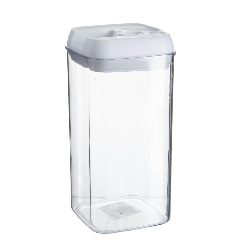 image 1 of Argon Tableware Flip Lock Plastic Food Storage Container - 1.2 Litre - White