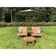 image 2 of Grand Twin Straight With Coffee Table, 2 x Scatter Cushion Grey & 1 x Parasol Grey & Base