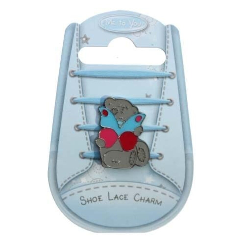 image 1 of Butterfly Me to You Bear Shoe Lace Charm