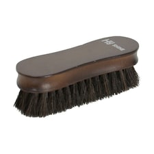 HySHINE Deluxe Wooden Face Brush - Black Horse hair - One Size