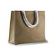 image 2 of Kimood Womens/Ladies Jute Beach Bag - Cappuccino - One Size Brown