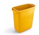 image 1 of Durable 60L Waste Bin Yellow | Rectangular Recycling Bin | Food Bin | DURABIN | Yellow