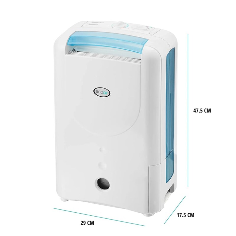 image 1 of EcoAir DD1 Simple MK3 7.5L Desiccant Dehumidifier - Sky Blue