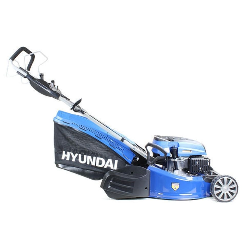 image 1 of Hyundai Self Propelled Petrol Roller Lawnmower 19"/48cm 139cc Foldable Lawn Mower HYM480SPR