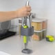 image 5 of CALITEK Knife Block Universal Kitchen Knife Holder Rack with Sharpener Grey