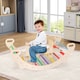image 3 of COSTWAY Multifunctional Rocking Horse Arch 4-in-1 Wooden Climbing Toys