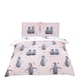 image 3 of Starry Penguins Polycotton Duvet Cover Set With Pillowcase | Blue | Double | 1