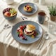 image 6 of Alivio 16-Piece Porcelain Dinner Set for 4 - Modern Ceramic Dinnerware Set with Plates, Bowls & Mugs, Microwave & Dishwasher Safe | Grey | 1