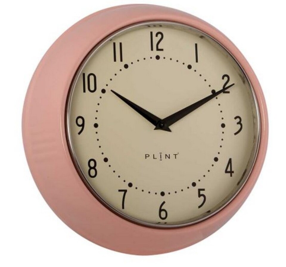 Clocks - Metal - Glass - L23 x W7 x H23 cm - Rose Pink
