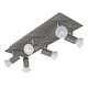 image 1 of ValueLights Consul Matte Grey Spotlight and GU10 Spotlight LED 5W Cool White 6500K Bulb