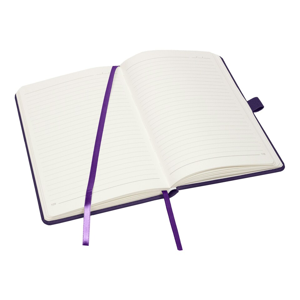 image 1 of Notes London A5 Italian Styled Moretti Notebook Purple