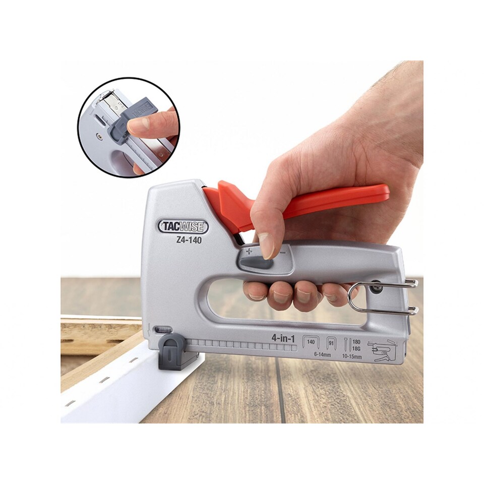 Tacwise Z4-140 Heavy-duty 4-in-1 Staple / Nail Gun | Multi | Multi ...