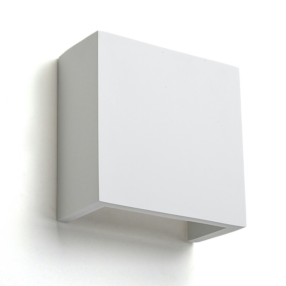 image 1 of First Choice Lighting Set of 2 Michele White G9 Plaster Wall Lights White