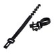 image 3 of Ambassador Soft Shrub Ties (Pack Of 2) - Black - 13.75in